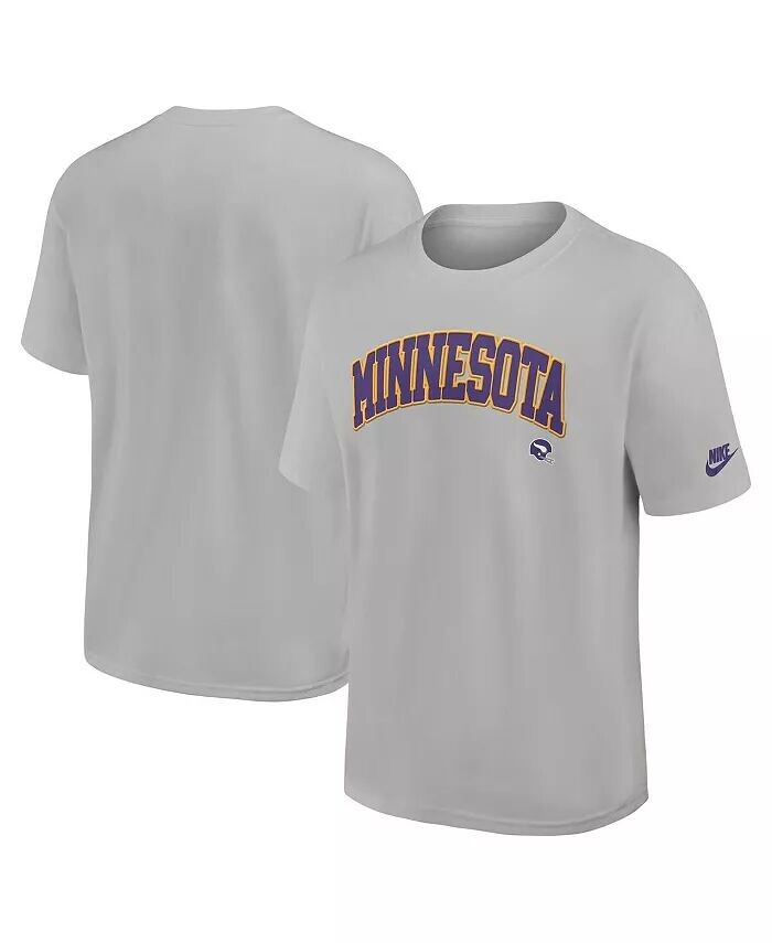 

Мужская серебряная футболка Minnesota Vikings Rewind Max90 Statement Nike