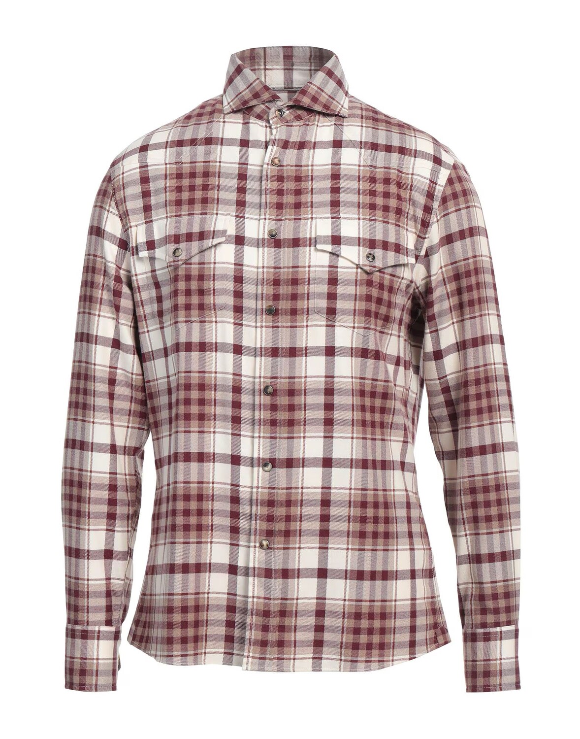 

Рубашка Brunello Cucinelli, бордовый
