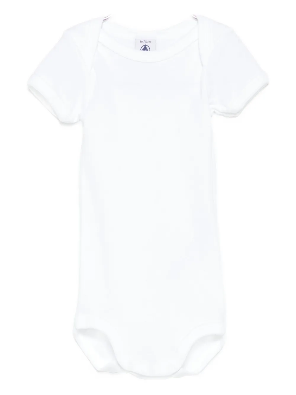 

Боди с короткими рукавами Petit Bateau, белый