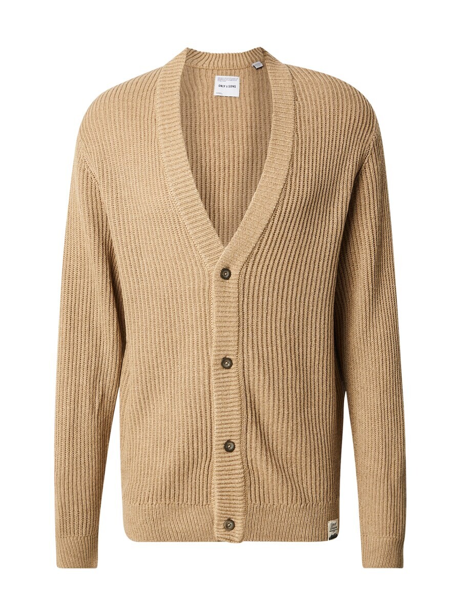 

Вязаный кардиган Only & Sons Knit Cardigan ONSFERGAL, кэмел
