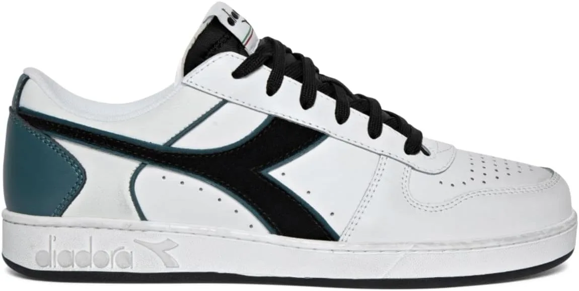Кроссовки Diadora Magic Basket Low Icon из кожи, унисекс, белый