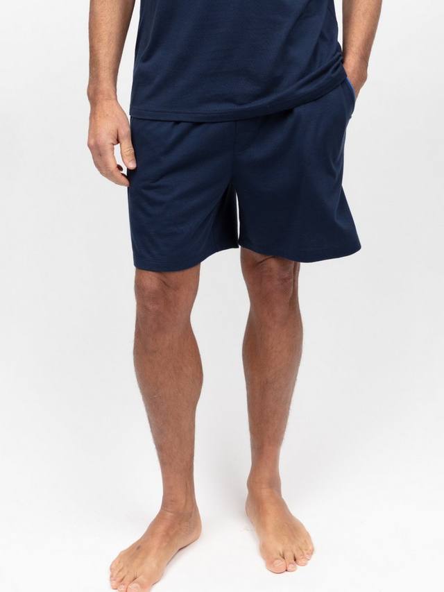 

Хлопковые пижамные шорты из смесовой ткани Modal Cyberjammies, Navy