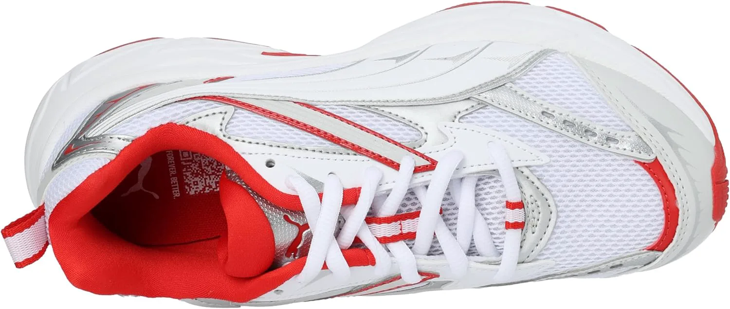 Мужские кроссовки для фитнеса и тренировок Puma, красный/серебристый — фото 3