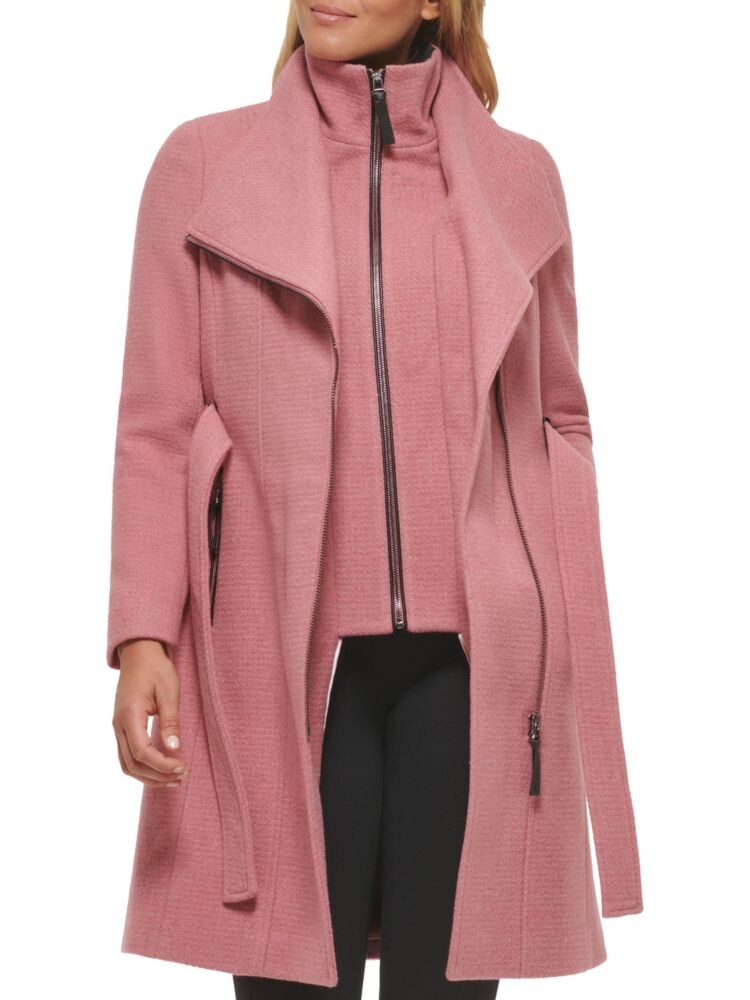 

Пальто с запахом и поясом Calvin Klein, цвет Rose