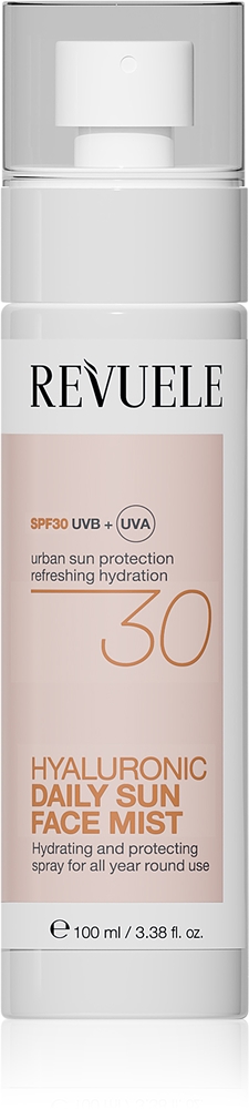 

Ежедневный солнцезащитный гиалуроновый защитный спрей с увлажняющим эффектом Revuele, spf 30 100 мл
