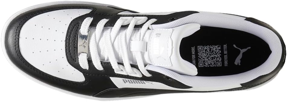 Мужские кроссовки PUMA Caven 2.0 Lux на шнуровке, повседневные - черные — фото 4