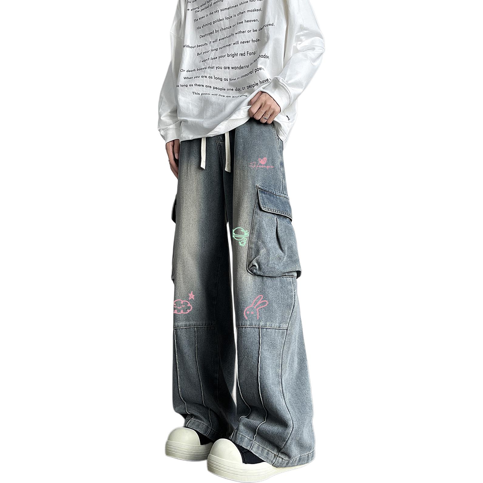 

Джинсы Unisex Moderate Straight Fit HUANQIU, синий