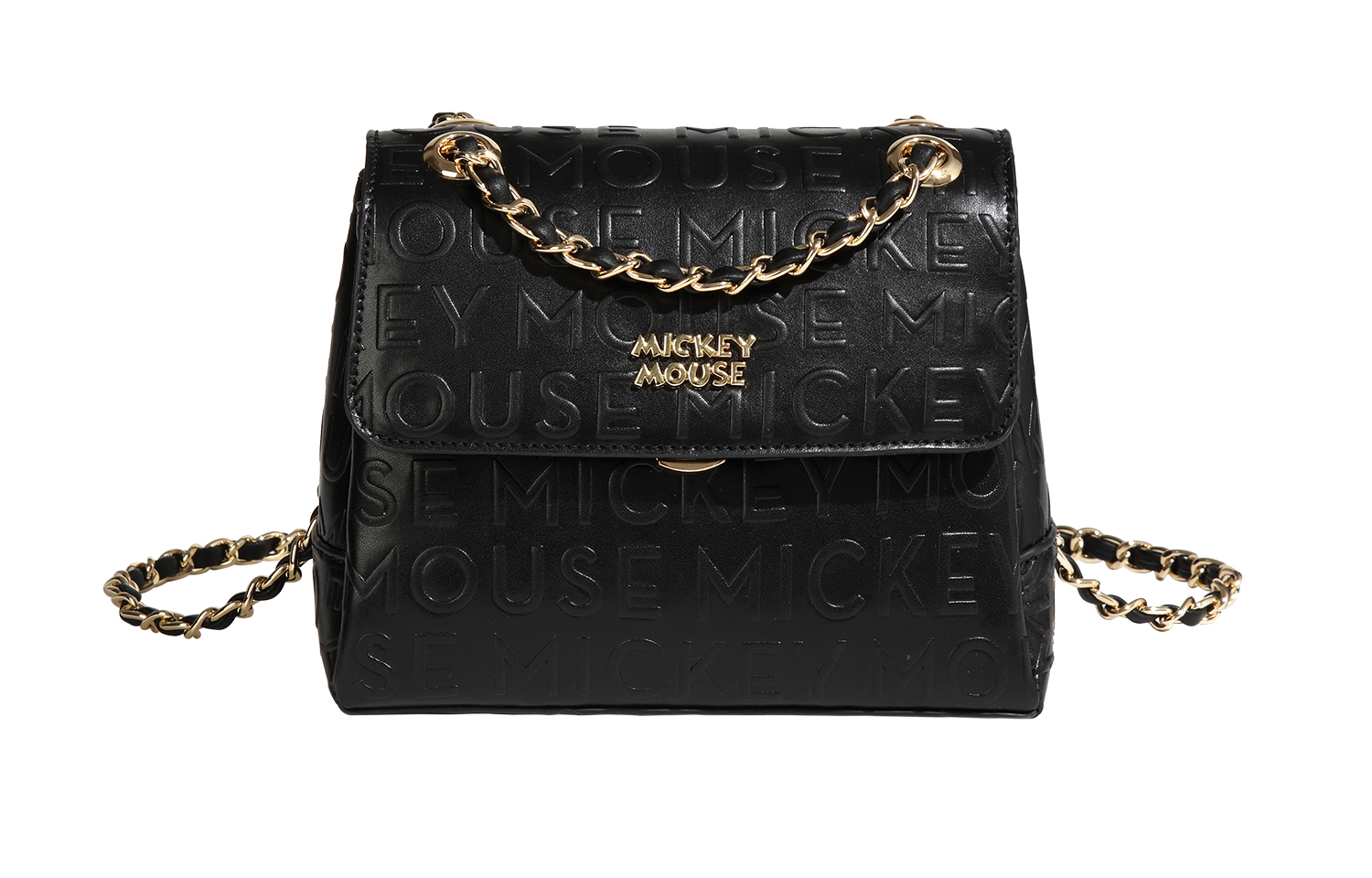 

Disney Минни серия женская белая кожаная сумка через плечо подмышечная, Black