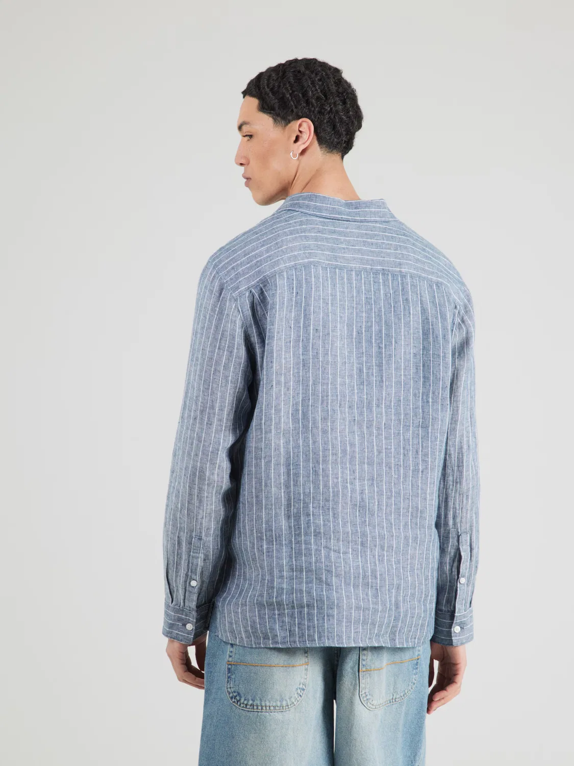 Рубашка на пуговицах Calvin Klein Comfort fit, цвет пестрый синий — фото 4