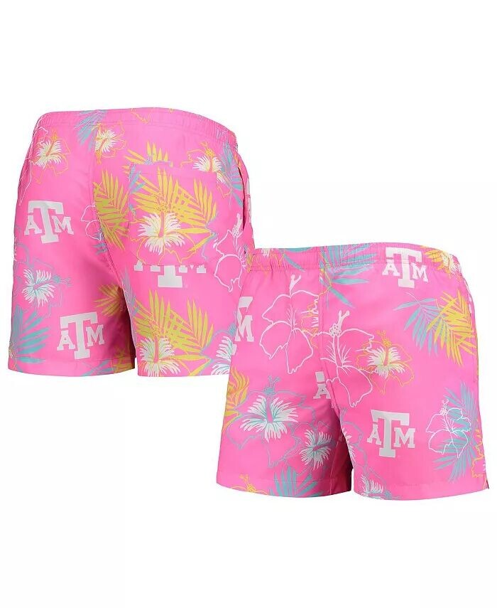 

Мужские розовые плавки Texas A&M Aggies Neon Floral FOCO