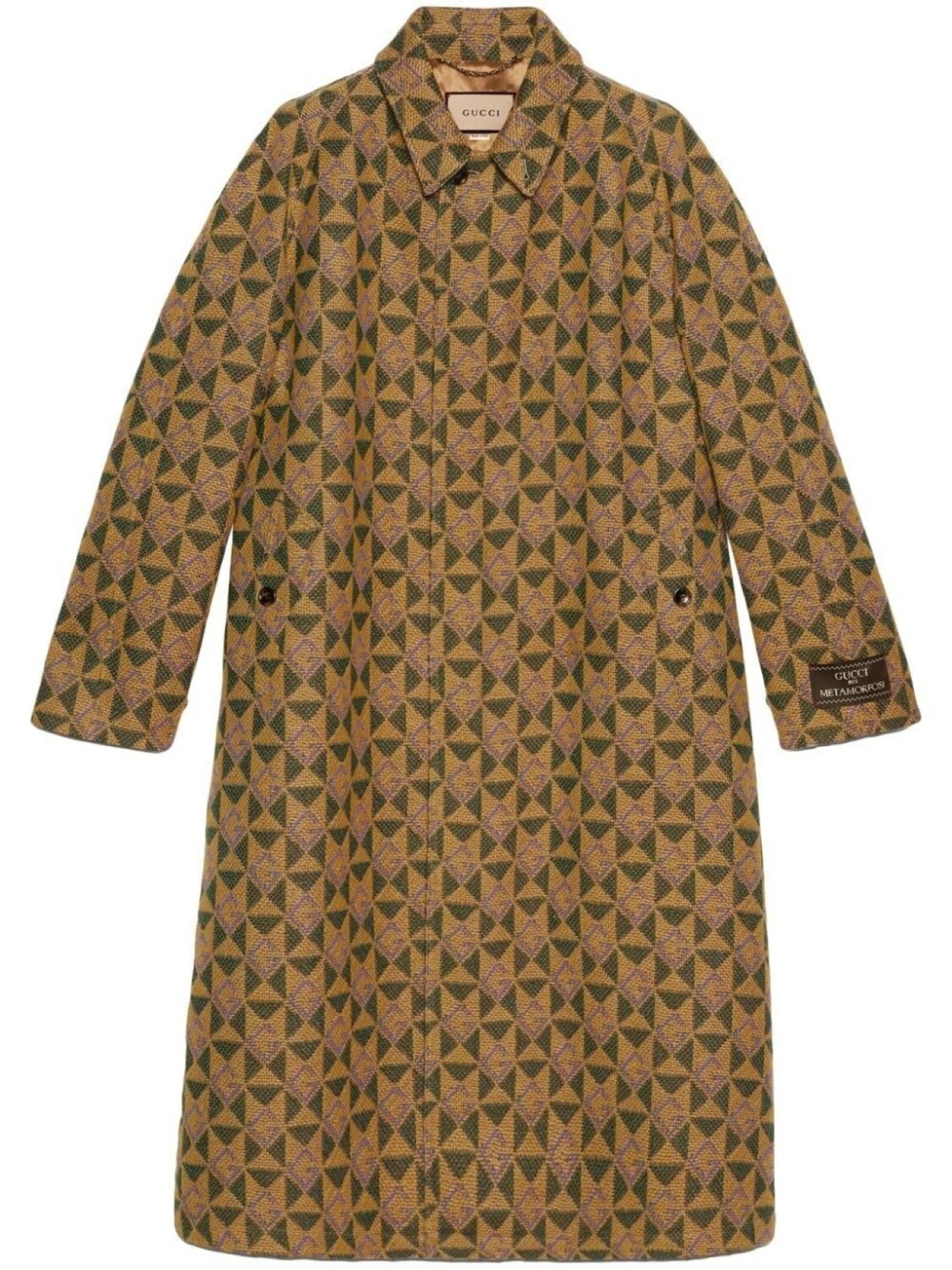

Gucci шерстяное пальто 1921 Meamorfosi, коричневый