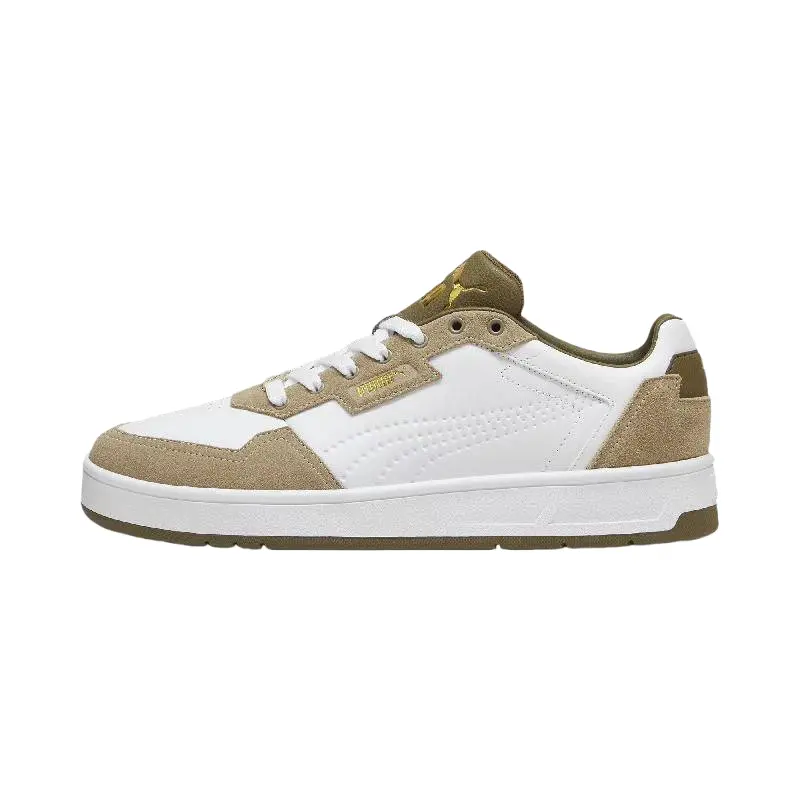 

Кроссовки для скейтборда Court Classic Unisex Low-Top White/Brown Puma