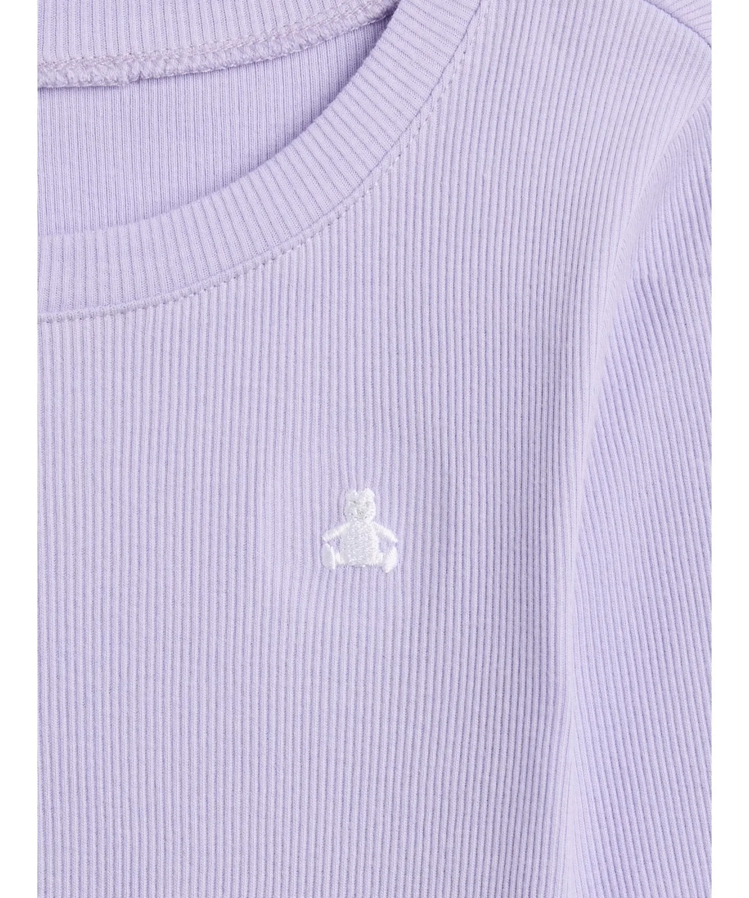 (K) Ребристая футболка с круглым вырезом (детская) GAP, ORCHID_207 — фото 4