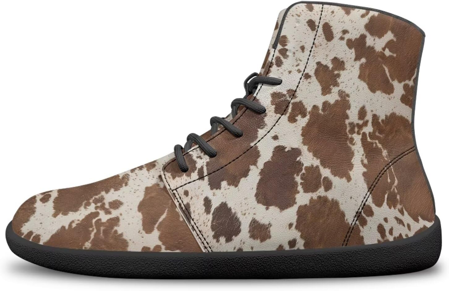 

Кроссовки BYCHECAR для женщин, обувь для бега, мужская минималистичная походная обувь, спортивная активная, Cow Print