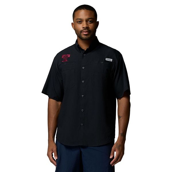 

Мужская черная рубашка Texas A&M Aggies Tamiami Omni-Shade Columbia