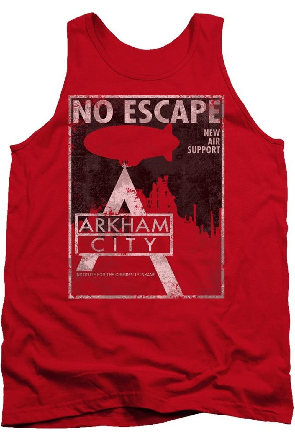 

Batman Arkham City No Escape взрослый майка Gildan, красный