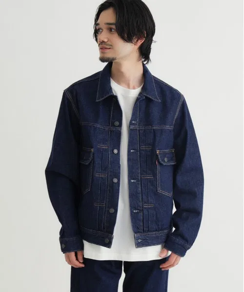【Levi's】Куртка-тракер TYPE 2 (джинсовая куртка / цвет индиго / рабочая куртка)