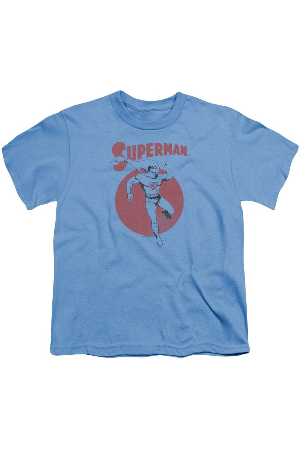 

Футболка с принтом "Superman Vintage Sphere" для детей с коротким рукавом Gildan, синий