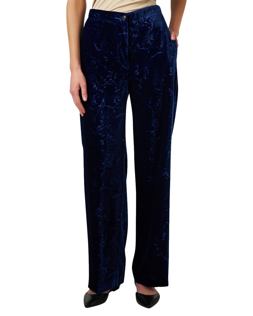 

Брюки Seventy Velvet Wide Leg Cashmere, синий
