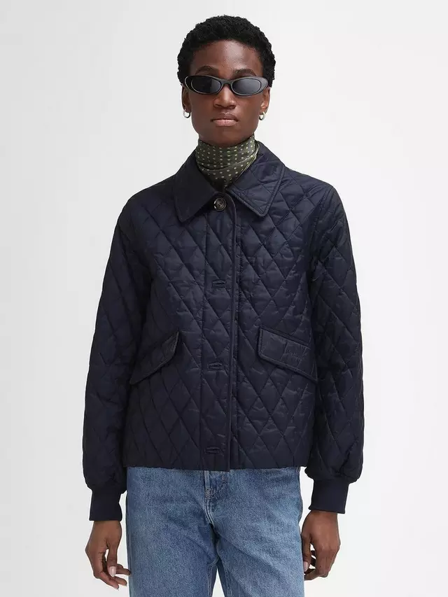 

Куртка Barbour The Edit by Alexa Jamie Quilted, темно-синий