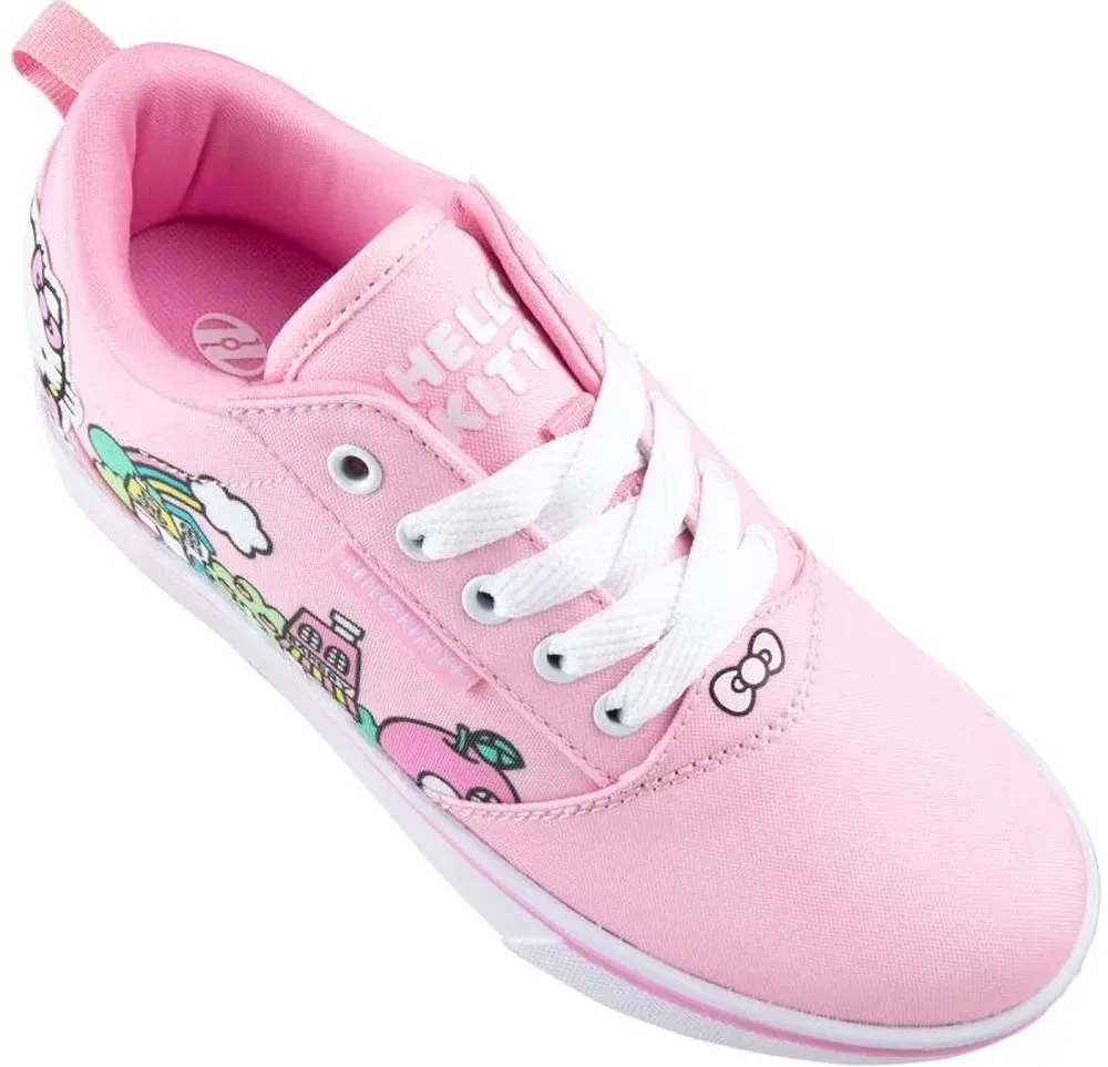 Сникерсы низкие с колесиками Heelys, розовый — фото 3