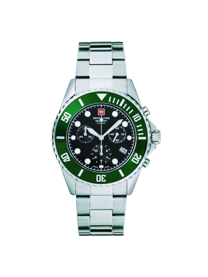 

Swiss Military Кварцевые часы 7053.9133SAM серебристого цвета