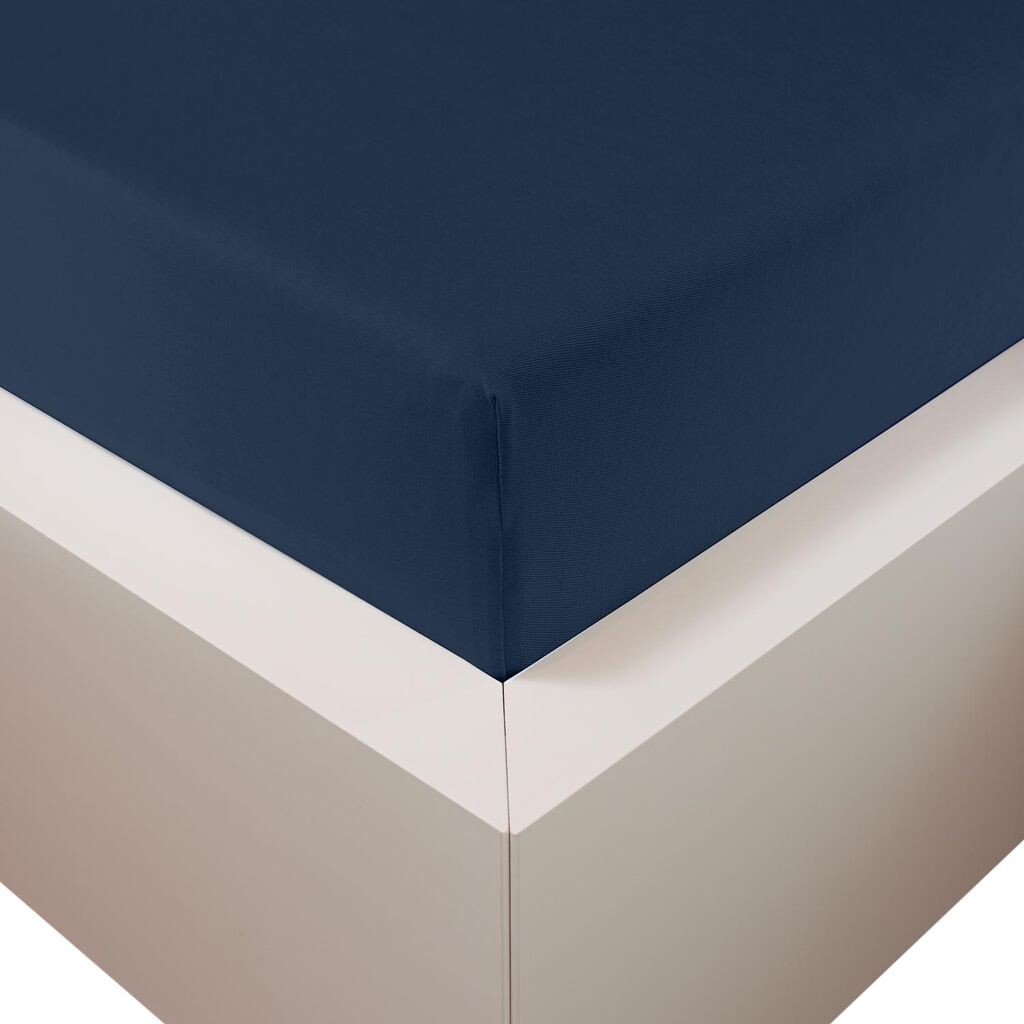 

Простыня Traumschloss Premium Plus из благородного джерси 180-200 x 200-220 см темно-синяя 260 г/м², 47,5 % хлопок мако, 47,5 % лиоцелл, 5 % эластан, Синий, Простыня Traumschloss Premium Plus из благородного джерси 180-200 x 200-220 см темно-синяя 260 г/м