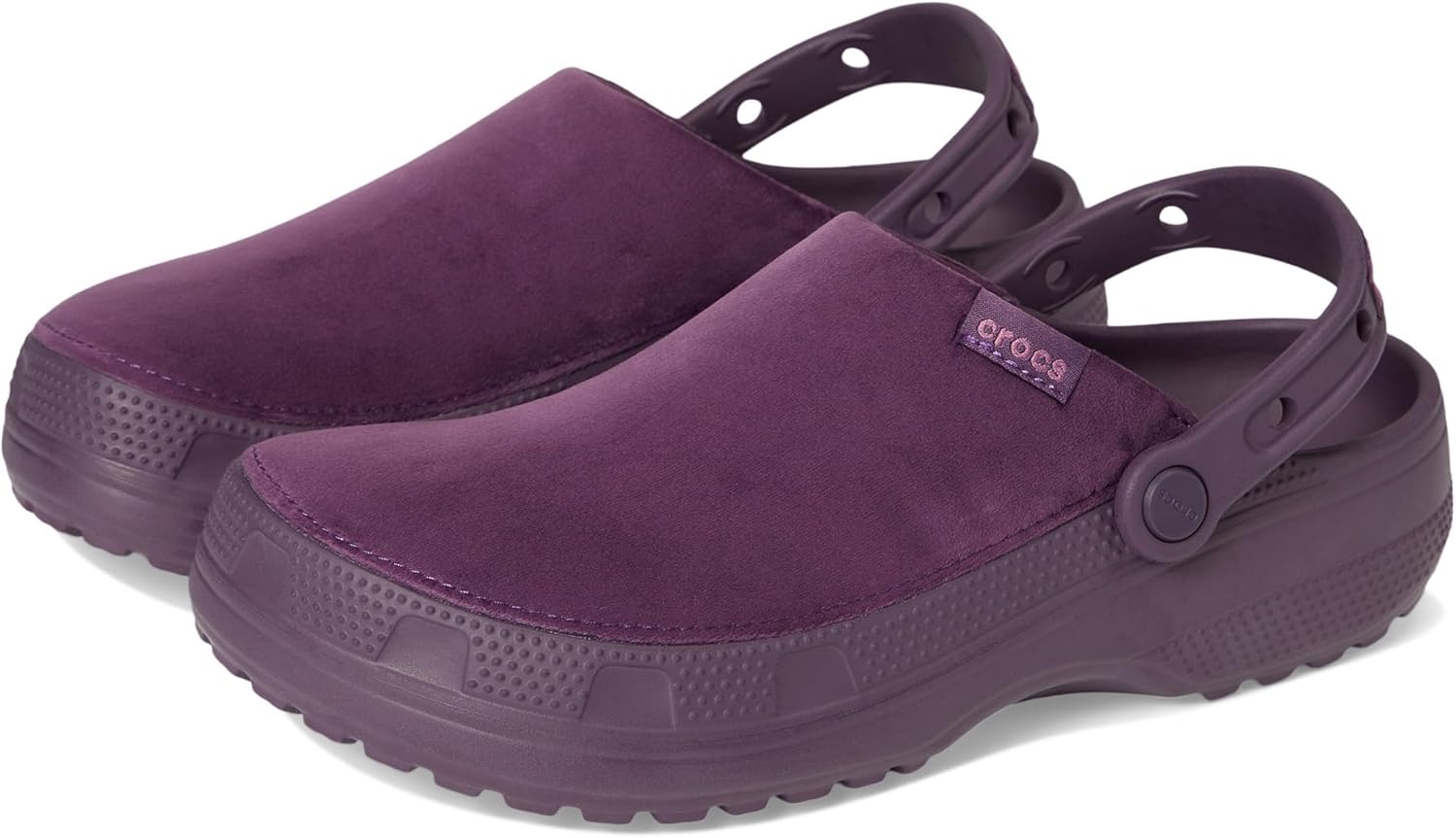 

Классические парусисабо Crocs унисекс для мужчин и женщин, Plush Plum Velvet