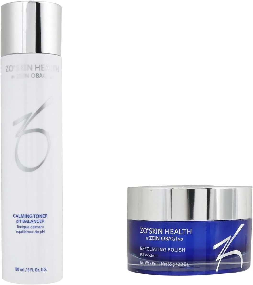 Скраб для тела ZO Exfoliating Polish, 65 г + тонер 180 мл, набор 2 шт