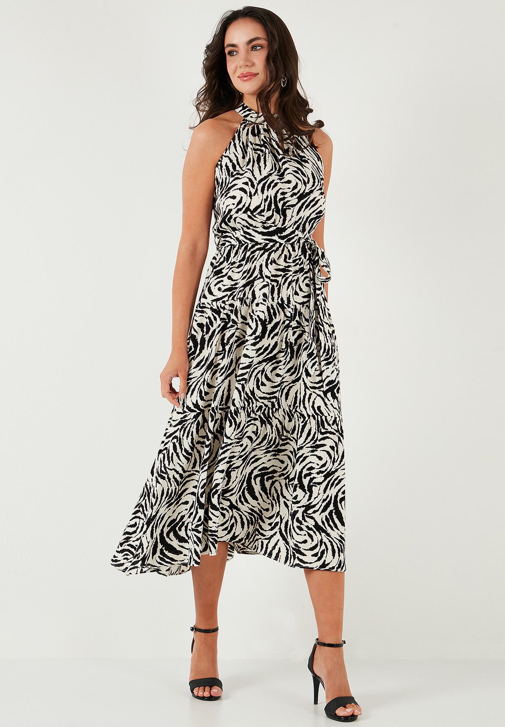 

Повседневное платье LELA, цвет Black White Striped