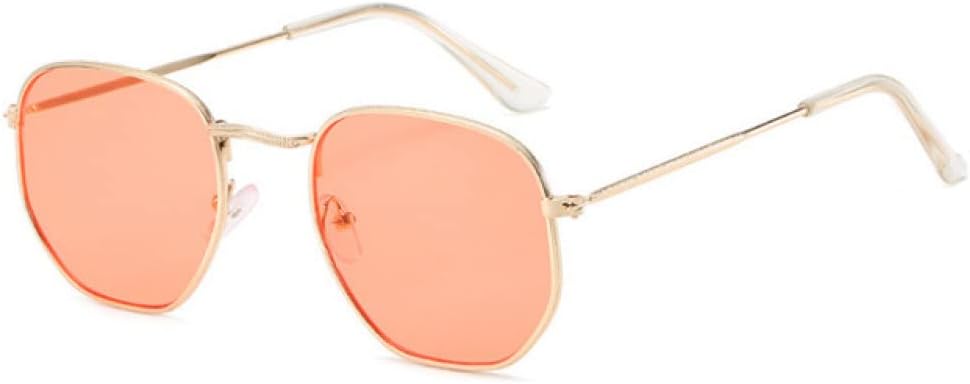 

Женские винтажные металлические квадратные солнцезащитные очки 2027 года, модные солнцезащитные очки для женщин, зеркальные очки с цветными линзами, дизайнерские MTZJH, Jelly Red