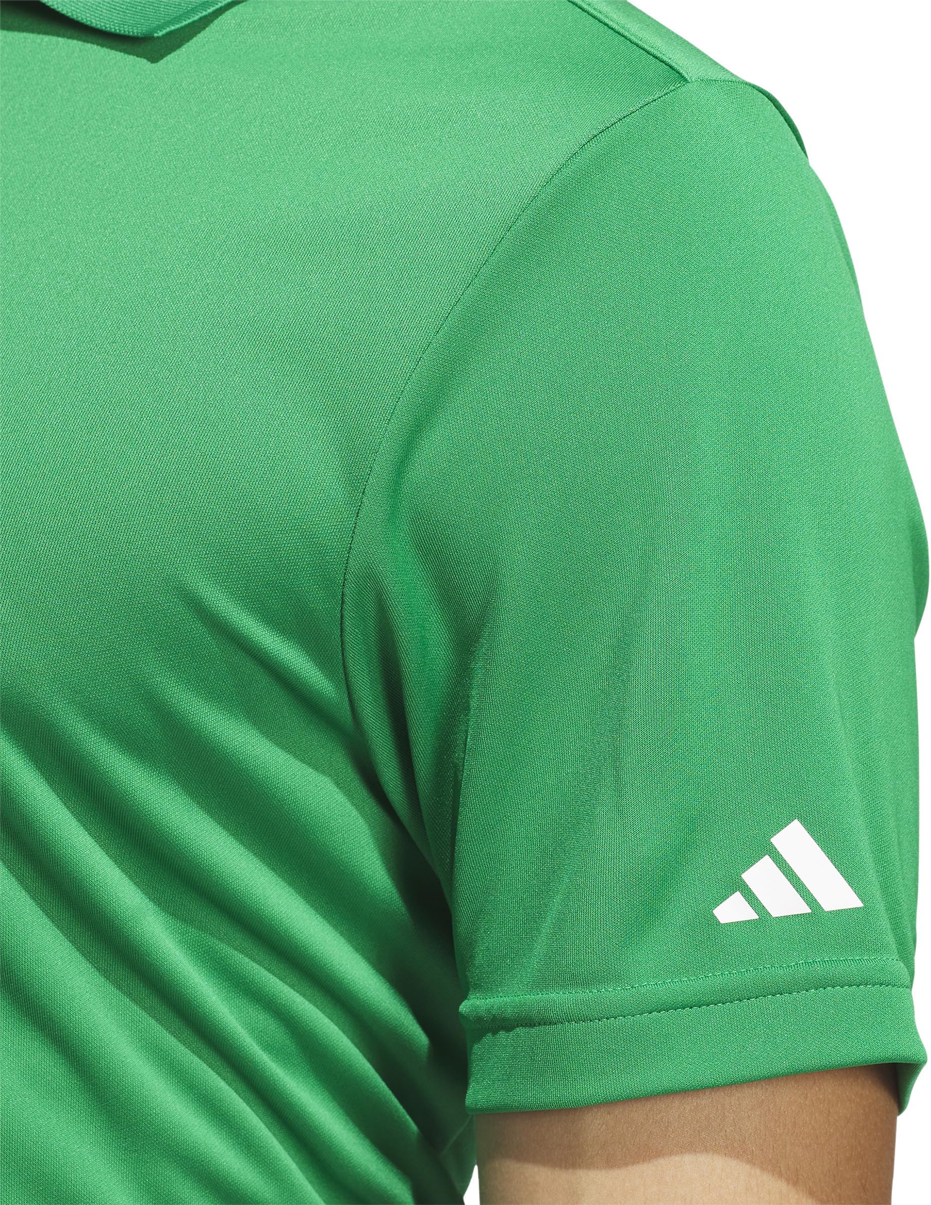 Футболка adidas Golf adi Performance Short Sleeve Golf Polo Shirt, зеленый — фото 3