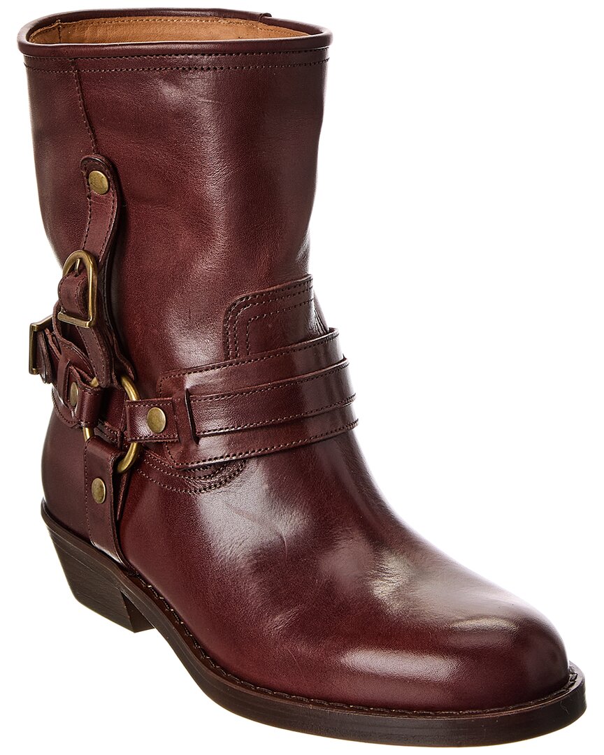 Ботинки Isabel Marant из кожи, коричневый