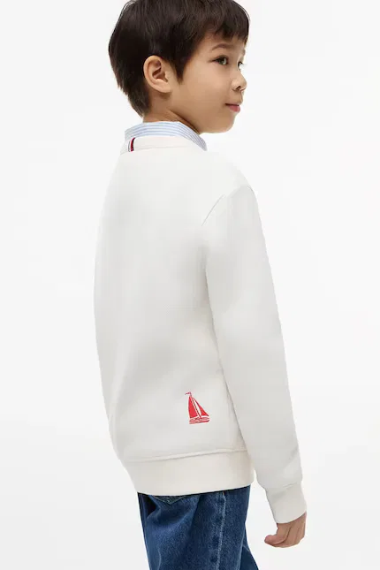 Худи Tommy Hilfiger, белый — фото 4