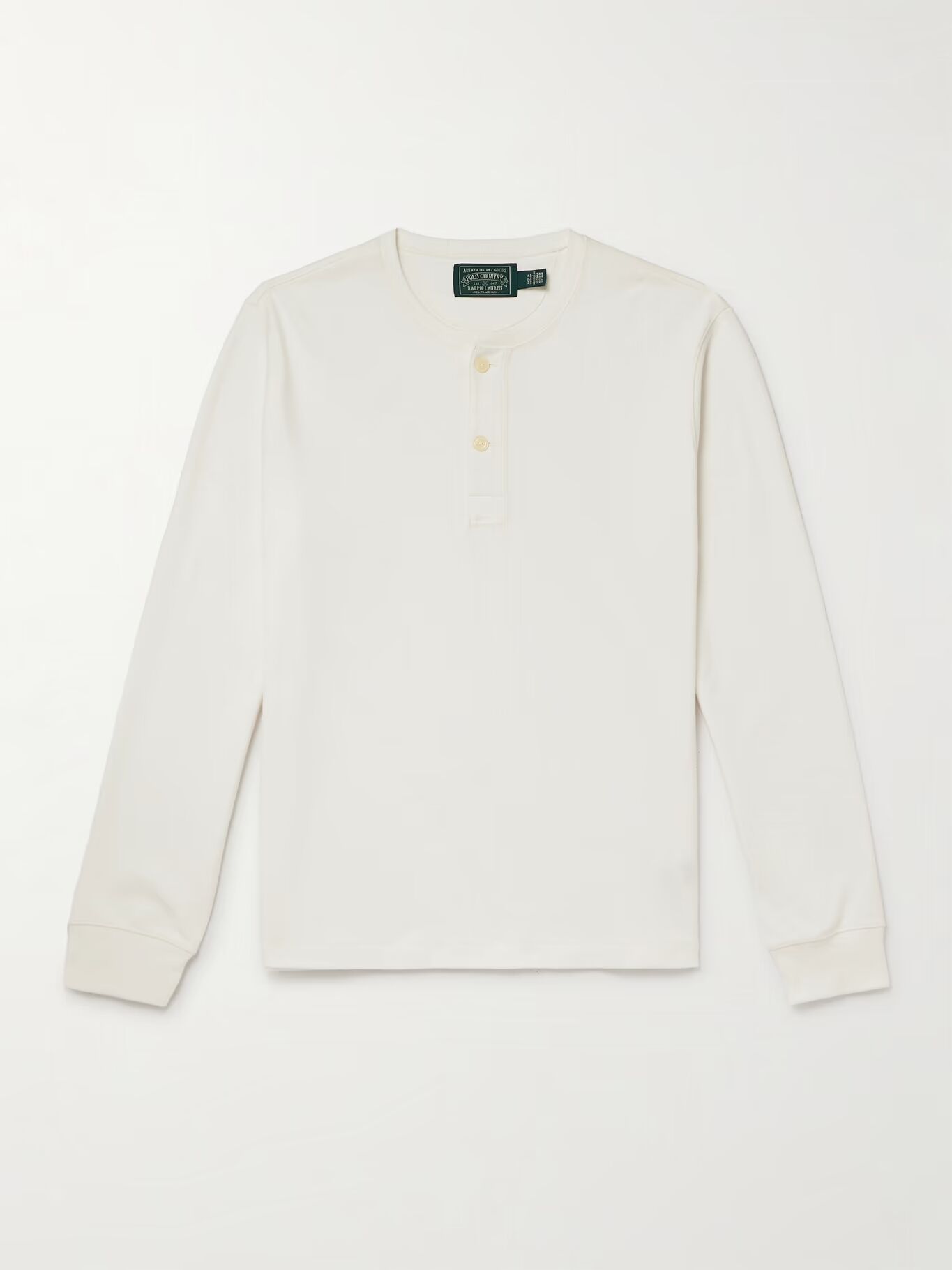 

Футболка Polo Country из хлопкового джерси Henley POLO RALPH LAUREN, кремовый
