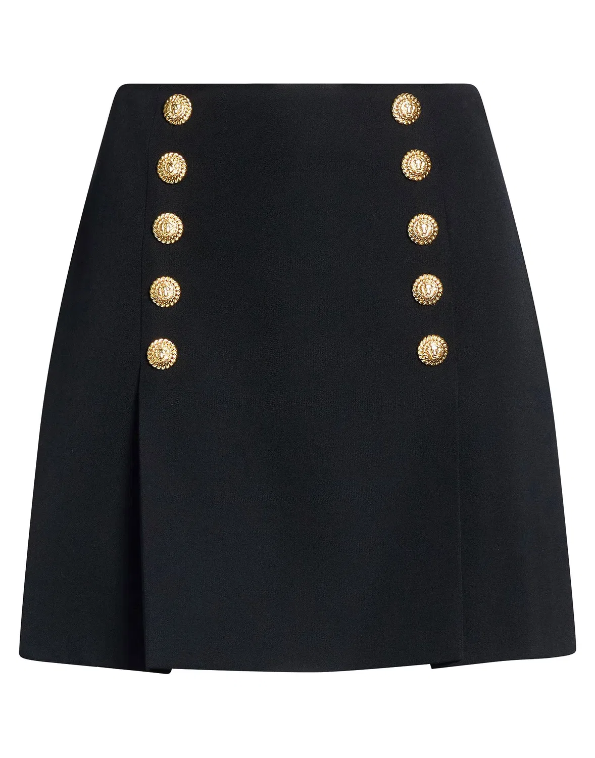 Юбка-карандаш из шерсти Balmain Black