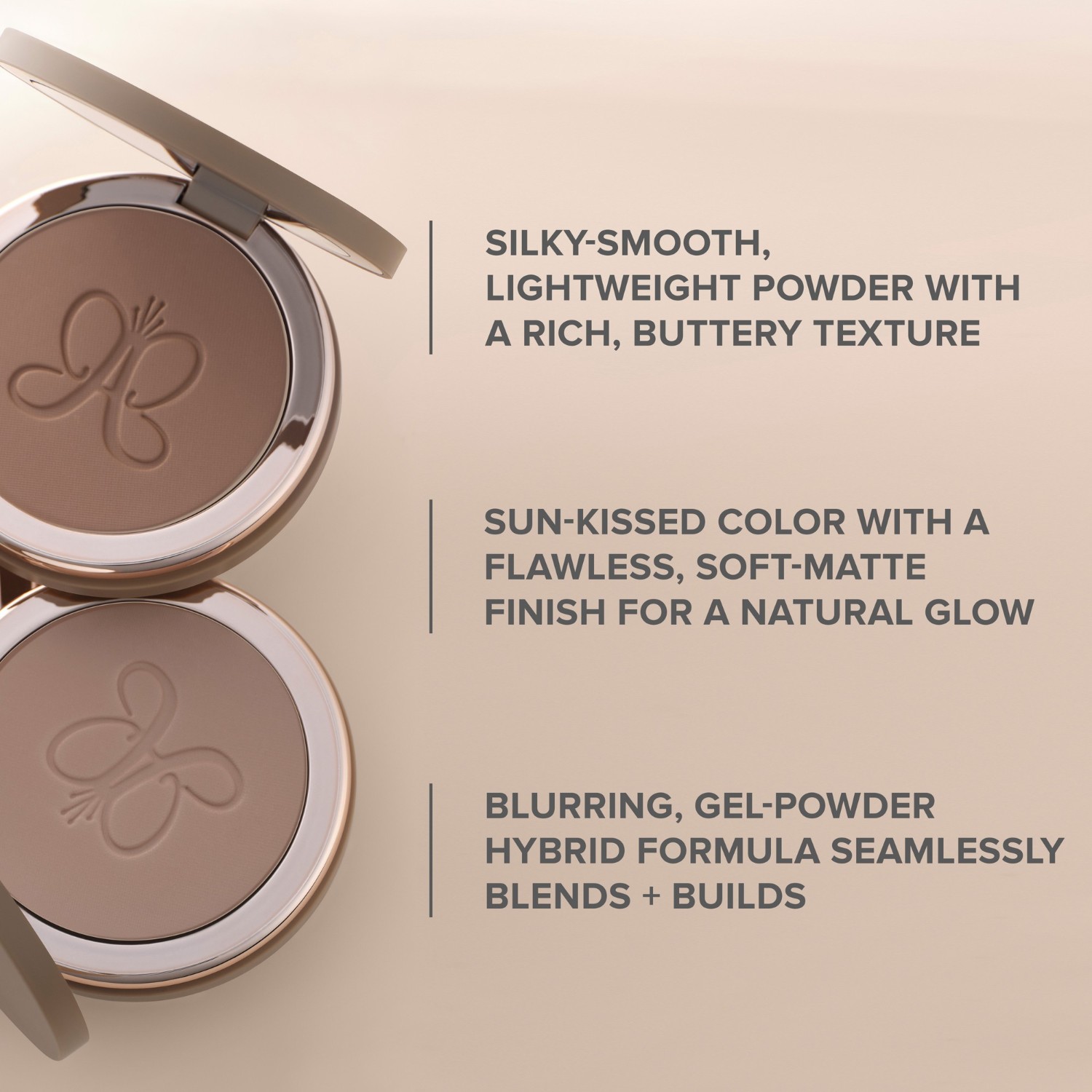 Бронзер smooth blur Anastasia Beverly Hills, sun-kissed dreams, вес 10 гр. — фото 4