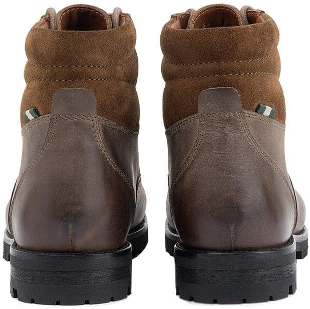 MILWAUKEE BOOT CO. Мужские водонепроницаемые сапоги Highland - кожаные сапоги с водонепроницаемым верхом из кожи и подошвой из EVA, Stone — фото 3