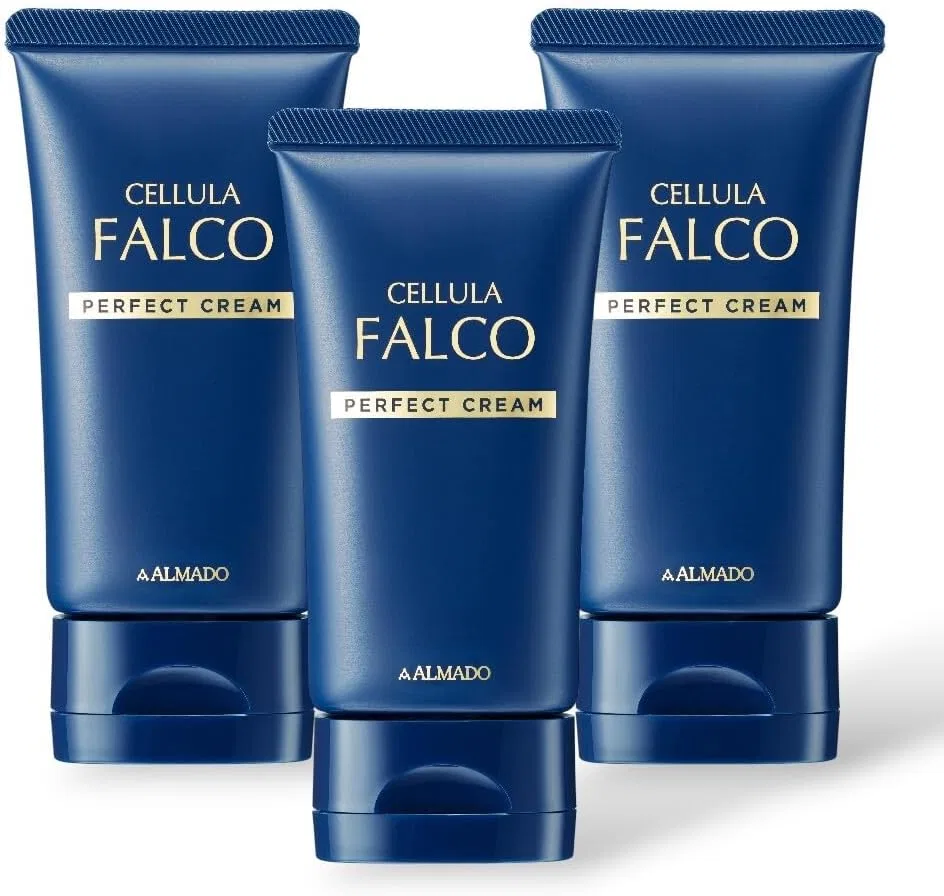 Набор Almond Official Cellula — Дневной крем для лица All-in-One Brillio Cherla Falco Perfect Cream, 40 г, набор 3 шт
