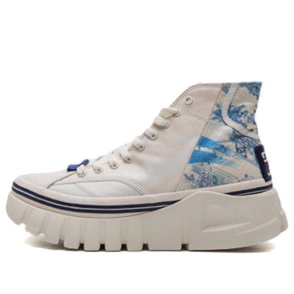 Кроссовки (WMNS) Li-Ning Wave Boot 'White Blue', синий