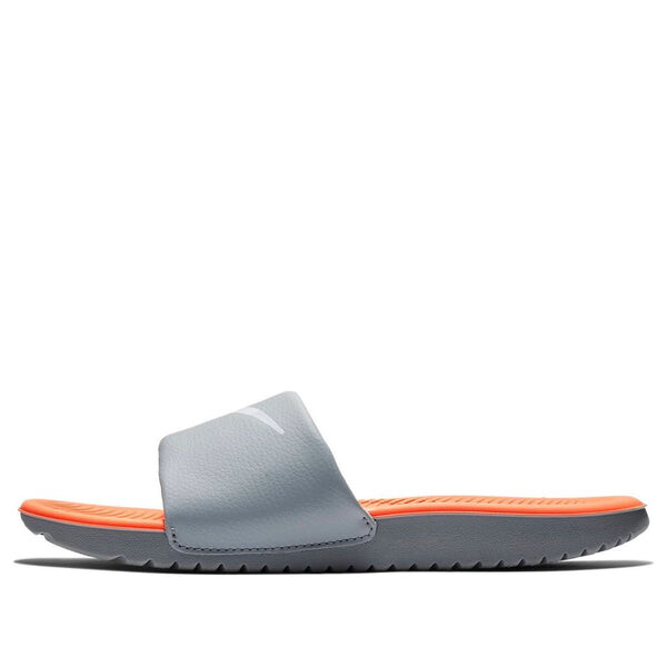 

Тапочки kids' kawa slide sandals grey/orange Nike, серый