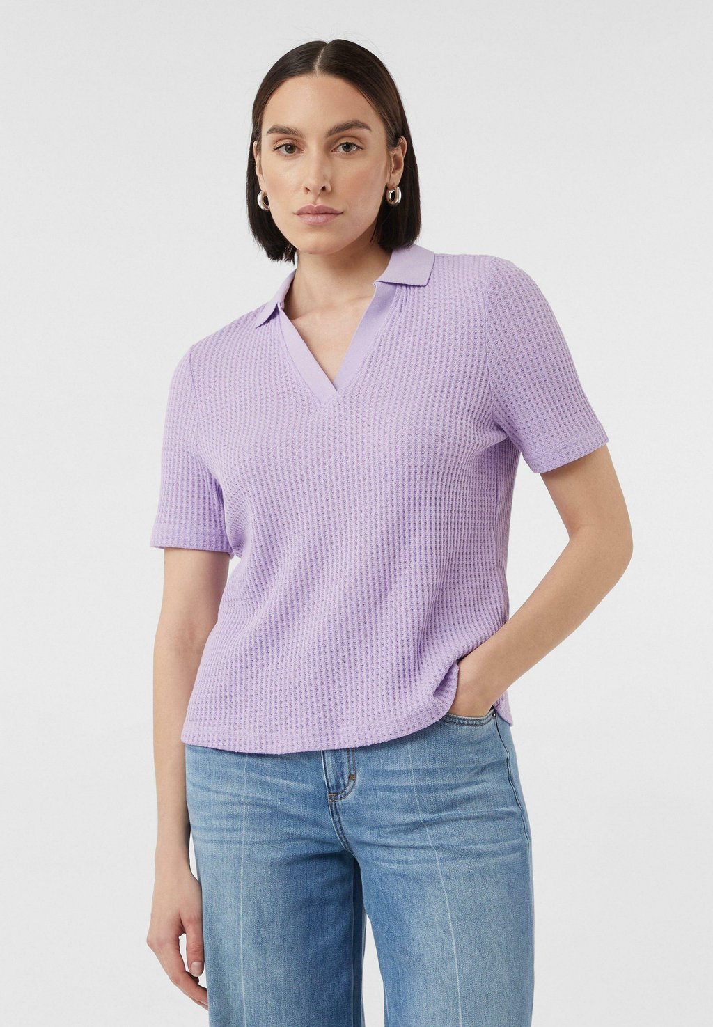 

Рубашка поло comma casual identity, фиолетовый