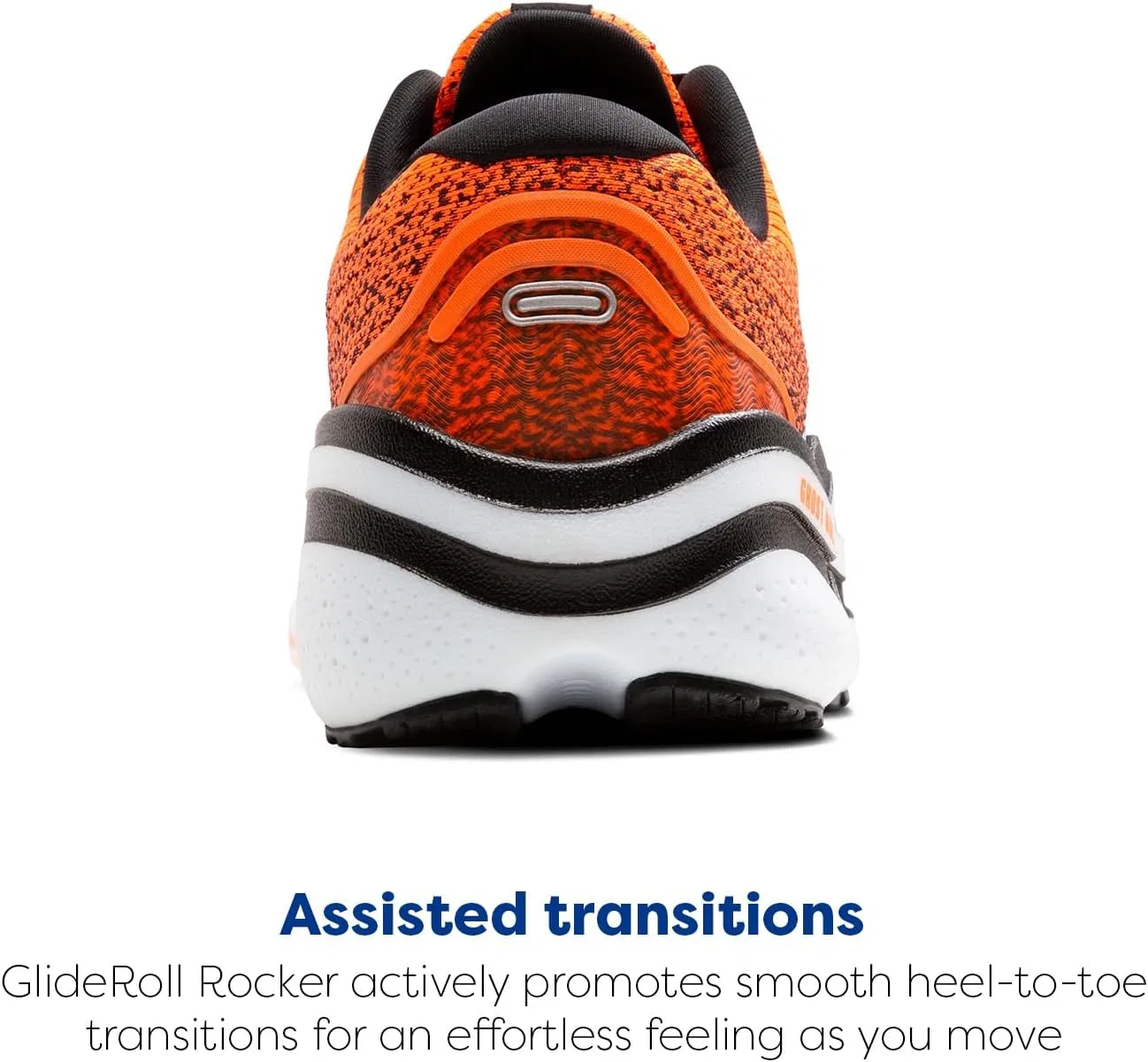 Мужские кроссовки Brooks Ghost Max 2, Orange / Black — фото 3