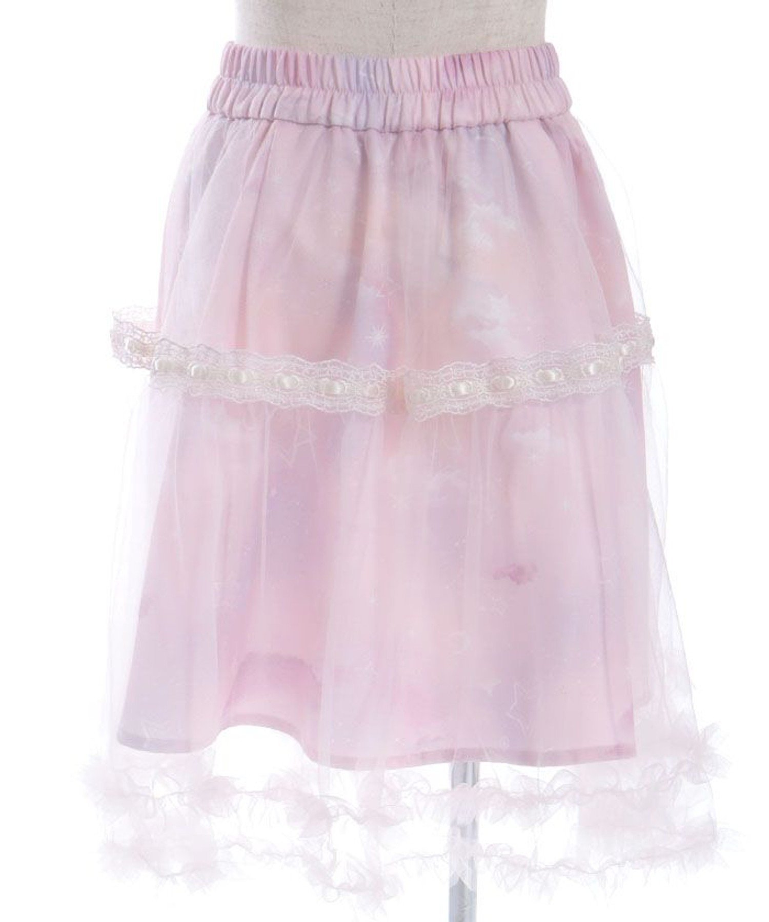 Звездная юбка из тюля Axes femme kids, Lavender — фото 4