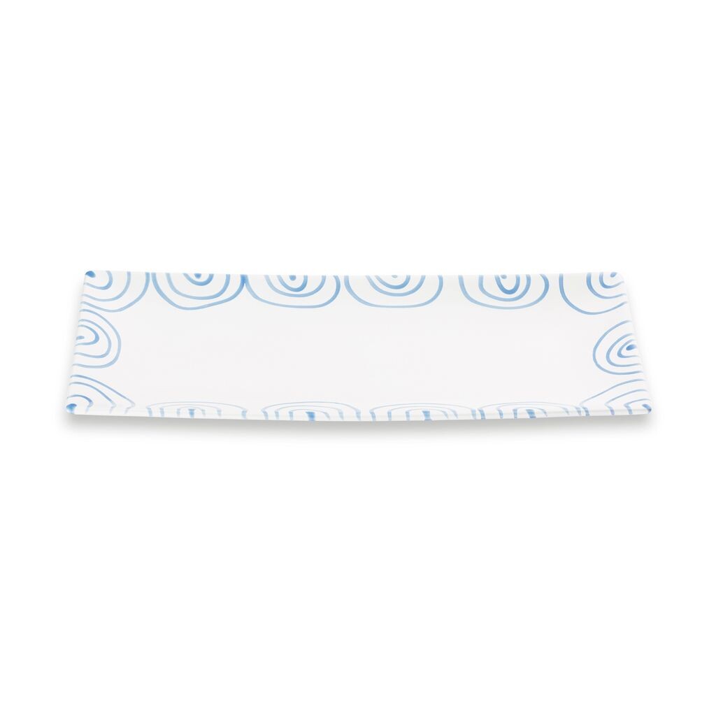 

Gmundner Ceramic Blue Flamed, прямоугольная тарелка (36x15см) Sonstige Verlage