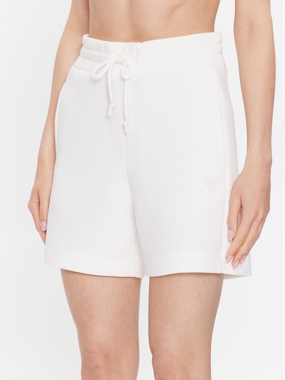 

Спортивные шорты relaxed fit Elly V2YD10 K7UW2 Guess, белый