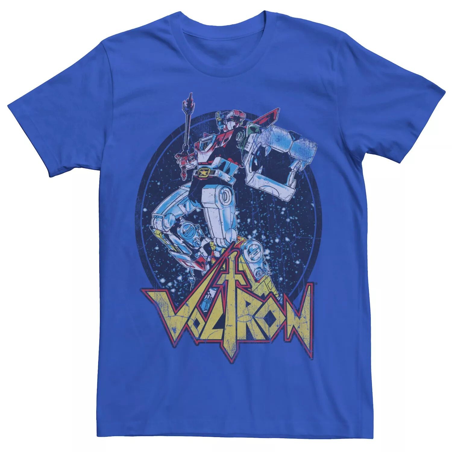 

Мужская футболка Voltron: ретро-футболка Defender Sword Licensed Character