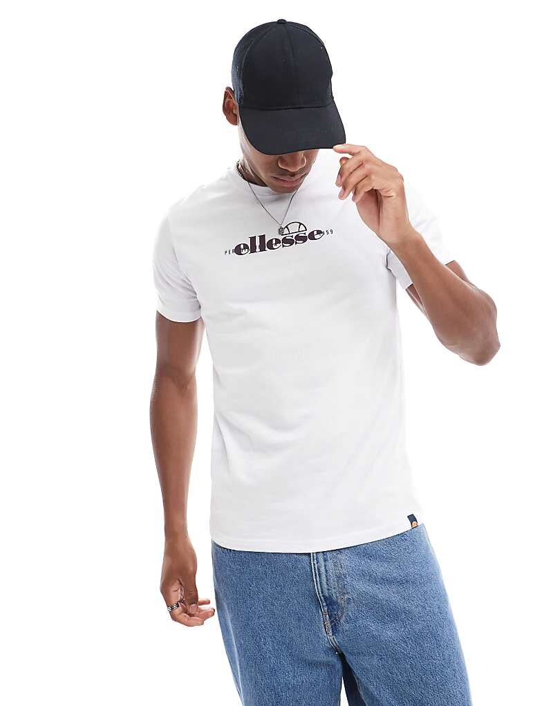

Белая футболка с логотипом ellesse Umbirria center