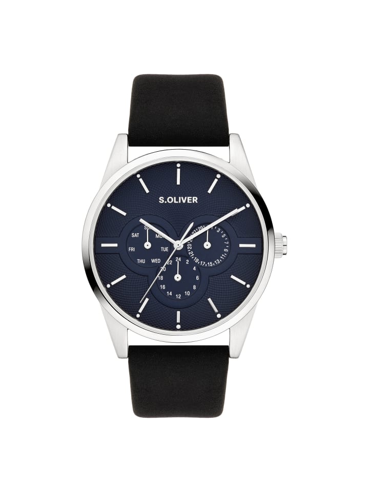

s.Oliver Классические и элегантные наручные часы черного цвета
