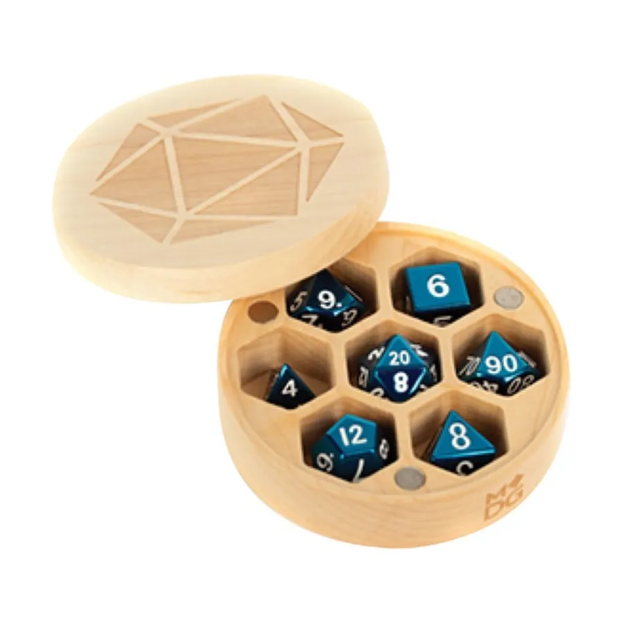 

Круглый футляр для игральных костей - Клен, Dice Cases